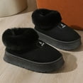 thumbnail image 7 of Platform Winter Snow Boots for Women In Cold Weather Fashion Casual Fleece Lined Warm Fuzzy Plush Slip on Ankle Booties, 7 of 7