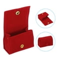 thumbnail image 4 of Uxcell Velvet Ring Box, 2 Pack Travel Ring Box Jewelry Holder Portable Mini Jewelry Case Organizer for Rings, Red, 4 of 6