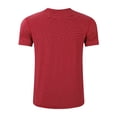thumbnail image 3 of Sngxgn Mens Crew Neck Regular T-Shirts Short Sleeve Lightweight Tees (Red,M), 3 of 3