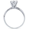 thumbnail image 4 of Pompeii 1 ct Round Solitaire Diamond Engagement Ring 14K White Gold ((G-H),SI(1)-SI(2)), 4 of 4
