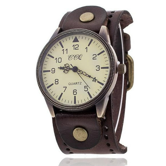 TIMIFIS Watches for Women CCQ Brand Leather Vintage Watch Men Women Wristwatch Quartz ummer