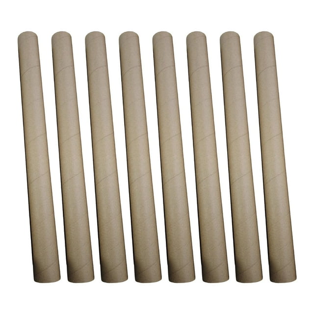 8 tubos para correo, pósteres, documentos y manualidades. 52 cm