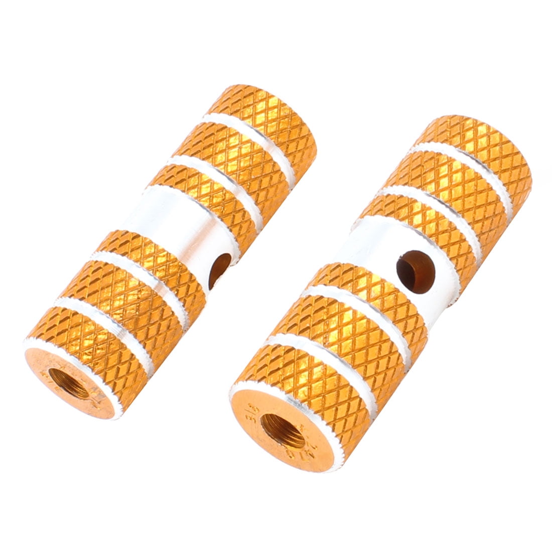 gold bike pegs