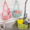 thumbnail image 2 of Adjustable Sink Storage Drain Basket Plastic Bag Useful Things For Kitchen Accessories Soap Sponge Hanging Organizer Storage, 2 of 5