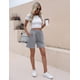 thumbnail image 3 of Pantalones cortos Quenteen de baloncesto para mujer, casuales, de verano, hasta la rodilla, 3 of 9