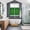 Turquoise, variant on St. Patrick's Day Kitchen Curtains Window Panels, Green Country Lucky Leaves Chic Border Insulated Window Treatment Curtain, Grommet Curtains for Bedroom/Living Room/Bathroom, 2 Piece 52"Wx63"L