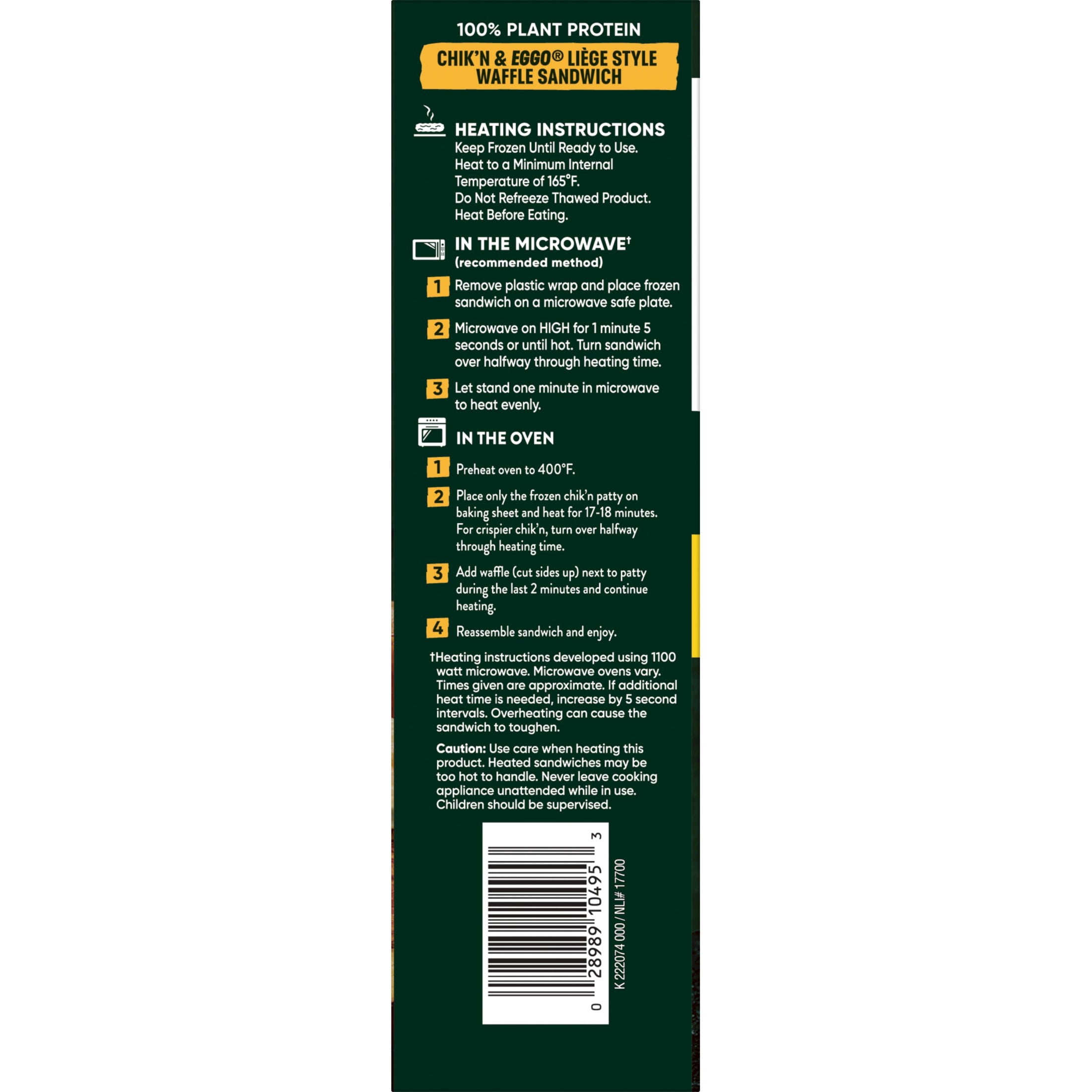 MorningStar Farms Incogmeato Original Breakfast Sandwiches, Vegan Plant Based Protein, 9.3 oz, 2 Count (Frozen)