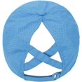 thumbnail image 1 of Gorras de béisbol de cola de caballo para deportes al aire libre malla transpirable, gorras de béisbol de cola de caballo cruzada para mujer 2 uds azul, blanco ZefeiWu 8390605587269, 1 of 1