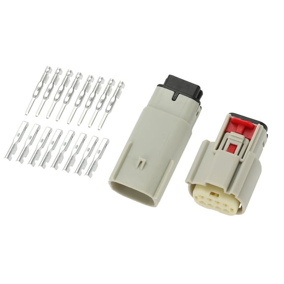 Unique Bargains 8 Pin Auto Wiring Harness Connector Plug Waterproof Male Female Wire Terminal for Harley Davidson 1 Set