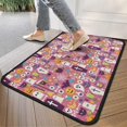 thumbnail image 4 of Halloween Cute Icons on Pink Pattern Door Rugs,Washable Non Slip Door Mats Indoor,Decorative Door Mats,Entry Mat Indoor for Entrance,Bedroom,Kitchen,Bathroom,30"x17", 4 of 6