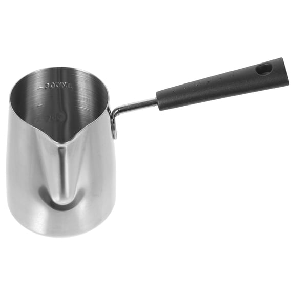 Japanese-Style Thickened Stainless Steel Coffee Pot with Pull Flower Design, Espresso Machine Water Pitcher and Coffee Cup