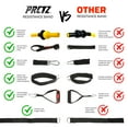thumbnail image 5 of PRCTZ Resistance Exercise Tube Bands Set, Includes Resistance Tubes bands, Handles, Ankle Straps, Door Anchor, Multi-Color Set, 5 of 7