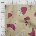 thumbnail image 2 of oneOone Polyester Spandex Light Brown Fabric Abstracts Craft Projects Decor Fabric Printed By The Yard 56 Inch Wide, 2 of 6