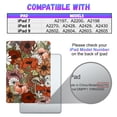 thumbnail image 2 of Gemfits Case for iPad 7/8/9 - Flexible Soft TPU Stand Back Cover with Pencil Holder, Auto Sleep/Wake, Floral-Mushroom, 2 of 6