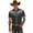Black@GC@, variant on Mens Buttons Down Shirts Short Sleeve Shirts for Men Trendy Western Cowboy Graphic Lapel Soft Lightweight Tops