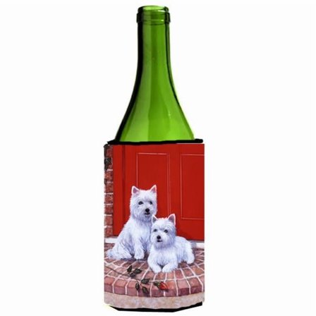 Red Door Westies Wine Bottle Can cooler Hugger