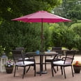 thumbnail image 2 of Northlight 7.5' Outdoor Patio Market Umbrella with Hand Crank - Pink, 2 of 5