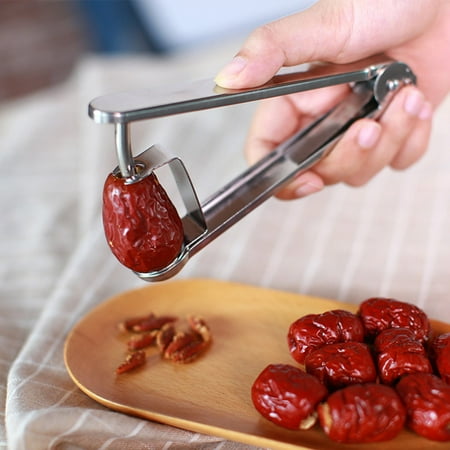 

Tangnade Nuclearizer Nuclearizer Fruit Olive Pitter Tool Seed Handheld Kitchen Fruit Remover Kit Machine Silver M