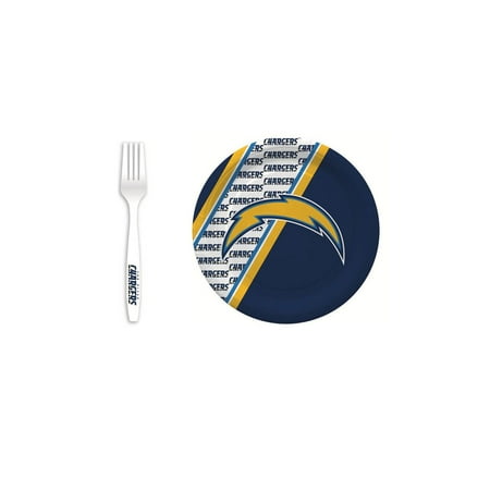 San Diego Chargers 20 Pc Disposable Paper Plates And 20 Pc Plastic ... San Diego Chargers 20 Pc Disposable Paper Plates And 20 Pc Plastic ...