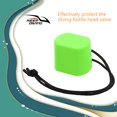 thumbnail image 4 of Soidarity Funda protectora colorida para evitar la contaminación por polvo, duradera, ligera, nueva válvula de cabeza de botella, larga vida útil, Deportes acuáticos Verde Soidarity OD003097-05, 4 of 6
