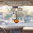 thumbnail image 3 of HUGFEGWE Rear View Mirror Hanging Accessories Handmade Handmade Pumpkin and Smiling Face Car Ornament U2536-26094, 3 of 7