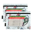 thumbnail image 5 of FORMRS 2 Pack Pencil Pouch for 3 Ring Binder with Clear Window Zipper Case, Hockey Action Zone, 5 of 6