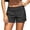 Dark Gray, variant on Vivianyo HD Women's Double Button Fold Waist Chino Shorts, Womens Solid Straight Leg Summer Casual Short Bottoms, Women's Dark Gray, Sizes XS-XL