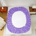 thumbnail image 5 of Manfei Boys Girls Vintage Aesthetic 4 Pieces Queen Sheet Sets,Polka Dots Ultra Soft Flat Sheet,Purple White Queen Fitted Sheet,Ultra Soft Home Decor, 5 of 7