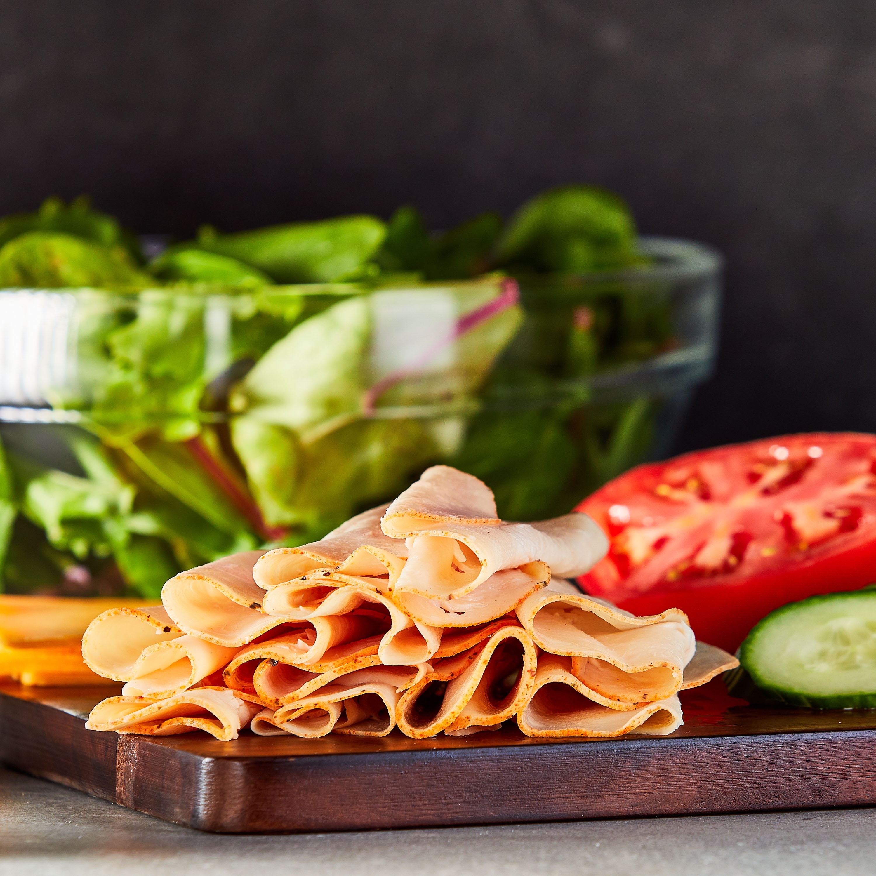 Great Value Rotisserie Chicken Lunchmeat, 9 oz, Plastic Tub, 10g of Protein per 2oz Serving