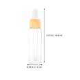 thumbnail image 2 of 4pcs Subpackaging Dropper Bottle Essential Oil Bottle Glass Bottle (Transparent), 2 of 7