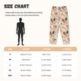 thumbnail image 2 of Salouo Tropical Beach Sea Shell Print Women's Pajama Pants Casual Loose Sweatpants PJs Flowy Pants Drawstring Palazzo for Women Wide Leg Pants Lounge Pajama -XX-Large, 2 of 8
