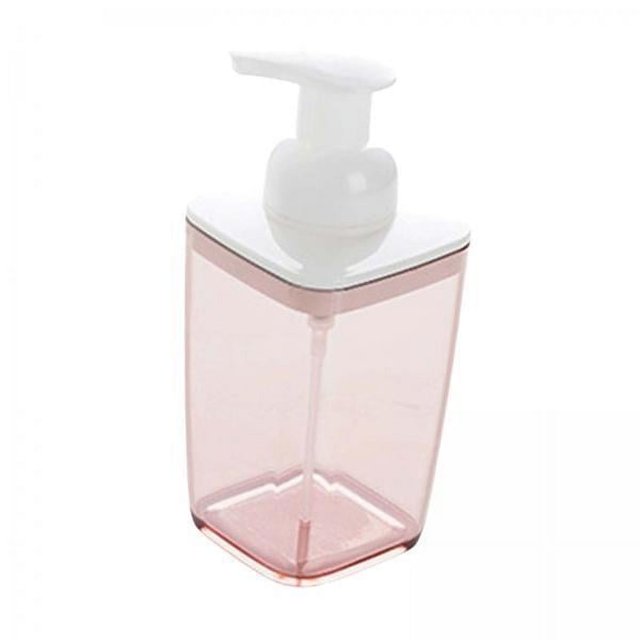 4x Botella de Bomba Recargable, Contenedor de Jabón Líquido Transparente de 420ml, Dispensador de Jabón Espumoso Portátil, Limpiador Facial, Fabricant 4 piezas