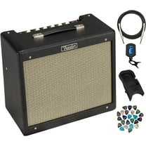 Fender Blues Junior IV Guitar Combo Amplifier - Black w/ Fender Amperstand Guitar Cradle