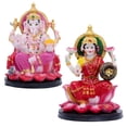 thumbnail image 6 of Large ganesh and laxmi statues, indian hindu god idol, pooja room figurines, mandir diwali d&eacute;cor, housewarming gift, 6 of 6