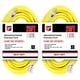 thumbnail image 1 of Cable de Extensión EP 2 Paquetes de 7.6 m con Luz para Exteriores 12/3 15A 125V, 1 of 7