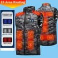 thumbnail image 2 of Chaleco calefactor de camuflaje para hombres y mujeres, chaleco calefactor inteligente con carga USB para hombros, 2 of 2