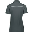 thumbnail image 3 of Holloway Sportswear 3XL Womens Defer Polo Graphite/White 222761, 3 of 5