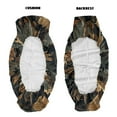 thumbnail image 5 of FKELYI Camo Forest Leaf Print Mule Bench Seat Cover Compatible with Kawasaki Mule 600/610 Anti-Dust Waterproof Seat Protector Cover for Polaris Ranger XP 1000, 5 of 7