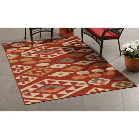 Mainstays Ms 6 9 Outdoor Red Aztec Rug Inventory Mainstays Ms 6 6x9 Outdoor Red Aztec Rug