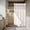 Pink, variant on Sage Green Striped No Hook Shower Curtain Waterproof,Bathroom Curtains with Snap in Liners and See Through Top Window,Rustic Green Stripe Modern Art Beige Hotel Bathtub Curtains Shower 72"Wx78"L