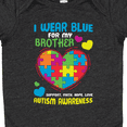 thumbnail image 4 of Inktastic I Wear Blue for My Brother Autism Awareness Boys or Girls Baby Bodysuit, 4 of 5