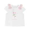 thumbnail image 1 of Playera Chicco Manga Corta Color Blanco Con Moños Varias Tallas, 1 of 2