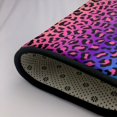 thumbnail image 5 of Leopard Neon Rainbow Gradient Shaggy Area Rug, Rugs for Living Room Bedroom Non Slip Door Mat Indoor Carpet Machine Washable Nursery Home Decor Floor Mats for Entryway 60x39in-#, 5 of 5