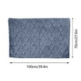 thumbnail image 3 of Hmgxay Taffeta Flannel Blanket, 27.5"x39.3", Double-Sided Flannel Cover Blanket, Warm and Breathable Conditioning Blanket, Versatile Sofa & Nap Blanket, 3 of 8