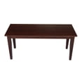 thumbnail image 5 of International Concepts Shaker Styled Bench in Rich Mocha, 5 of 5