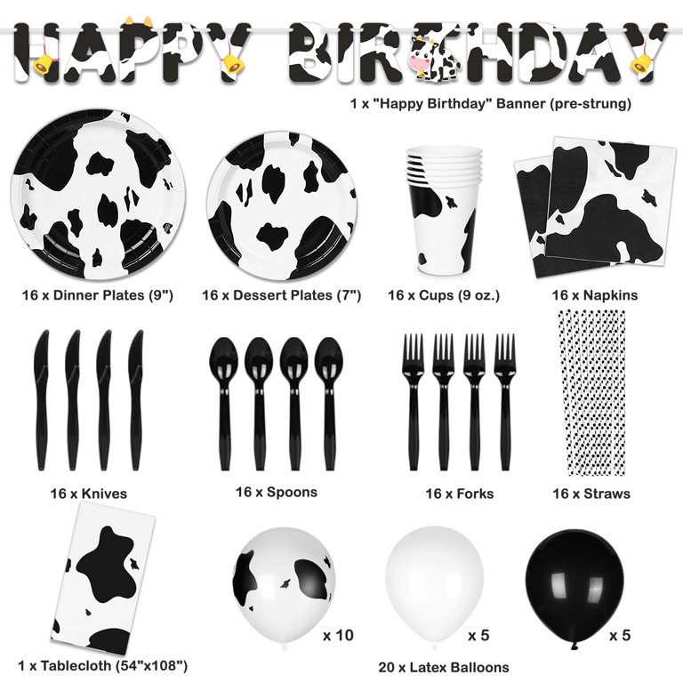 144 Piece Money Birthday Party Decorations for Party Supplies, Paper  Plates, Napkins, Cups, & Cutlery Tableware Set, Hundred Dollar Bill Novelty  (24 Guests) 