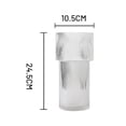thumbnail image 4 of Minimalism Glass Flower Vase, Collectable Ornament Flowers Pot .5cmx24.5cm, 4 of 8