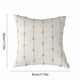 thumbnail image 3 of Funda de Cojín Decorativa a Rayas de Poliéster | Funda de Cojín Cuadrada Suave de 45X45 Cm para Sofá y Sala de Estar | Cojín Decorativo Primaveral para El Hogar, 3 of 6