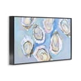 thumbnail image 3 of Stupell Industries Tropical Pastel Oysters on Blue Black Framed Giclee Art, 30 x 20, by Arlington Prints, 3 of 8