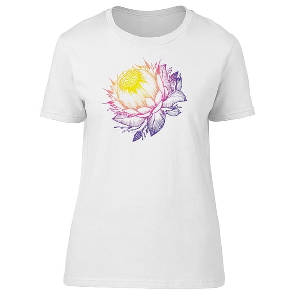 Abstract Wild Flower Gradient T-Shirt Women -Image by Shutterstock, Female XX-Large